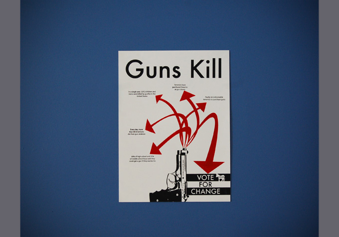 Guns Kill Screenprint